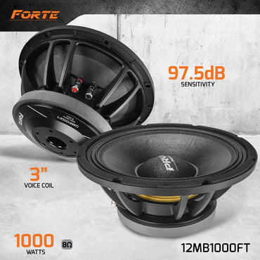 12MB1000FT 12" MIDBASS LOUDSPEAKER