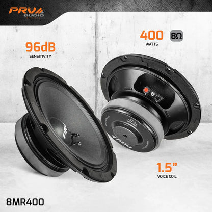 8MR400 PRV 8″ Midrange Speaker