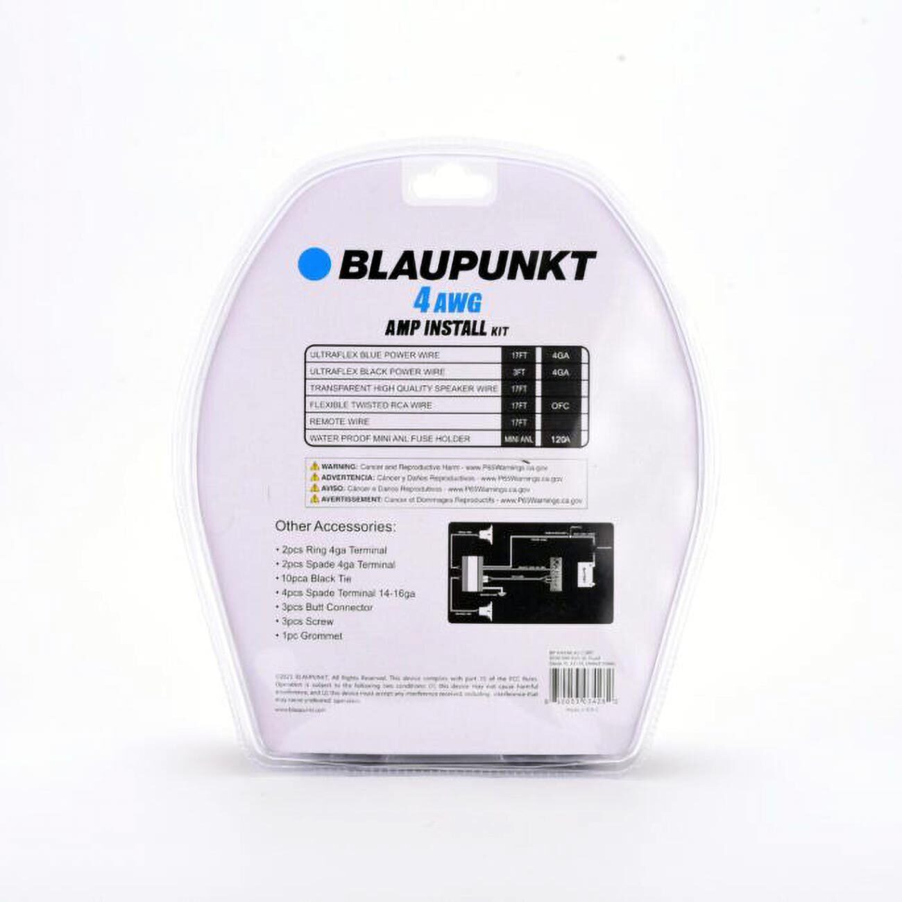 B-BMK44 Blaupunkt 4AWG Wiring Kit