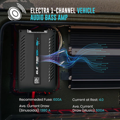 Banda Electra BASS 12K Car Amplifier 12000 Watts RMS 1 Ohms