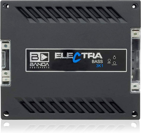 Banda Módulo Amplificador Digital Banda Electra Bass 3K1-1 Canal - 3750 Watts RMS - 1 Ohm