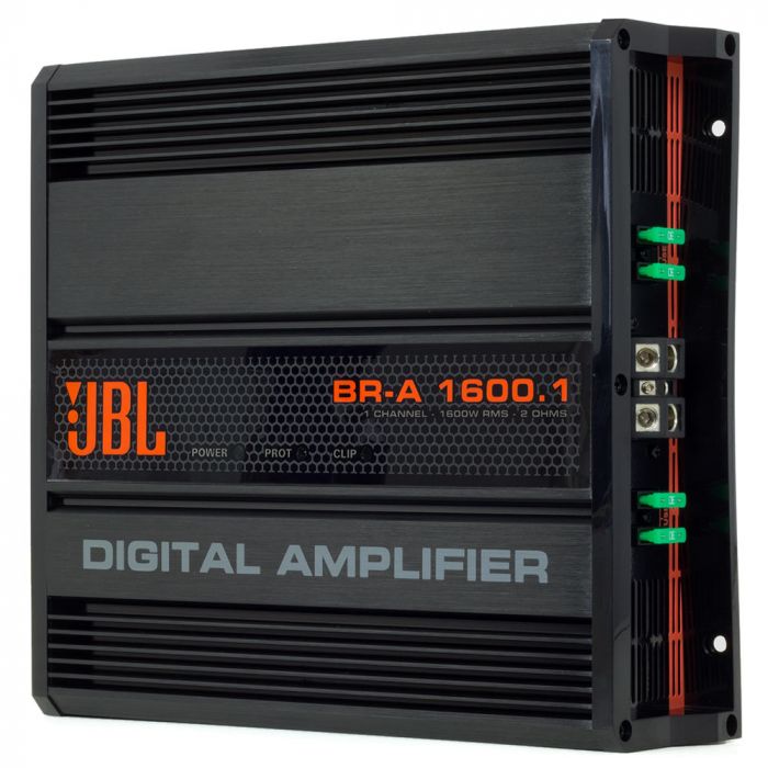 JBL BR-A 1600.1 Channel 1600 Watts RMS 2 Ohm Car Amplifier