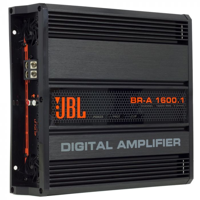 JBL BR-A 1600.1 Channel 1600 Watts RMS 2 Ohm Car Amplifier