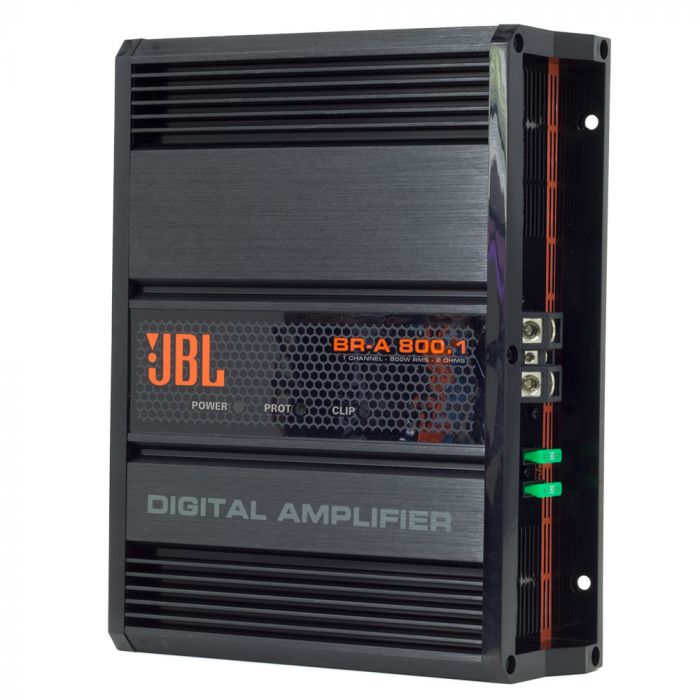 JBL BR-A 800.1 1 Channel - 800 Watts RMS - 2 Ohm Car Amplifier