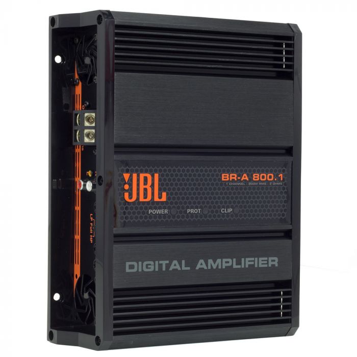 JBL BR-A 800.1 1 Channel - 800 Watts RMS - 2 Ohm Car Amplifier