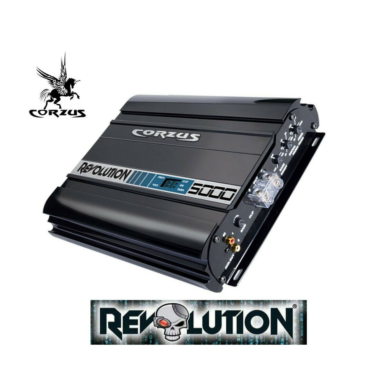 CORZUS REVOLUTION MD-5000 Amplifier 5000W RMS 1 Channel 1-Ohm