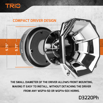 D3220Ph PRV 2" EXIT MIDRANGE COMPRESSION DRIVER