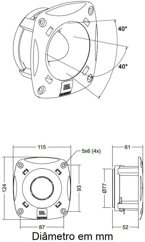 Selenium ST200 Super Tweeter, Black