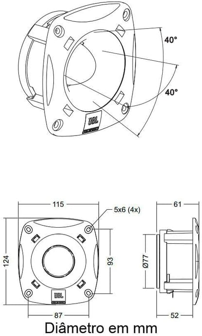 Selenium ST200 Super Tweeter, Black