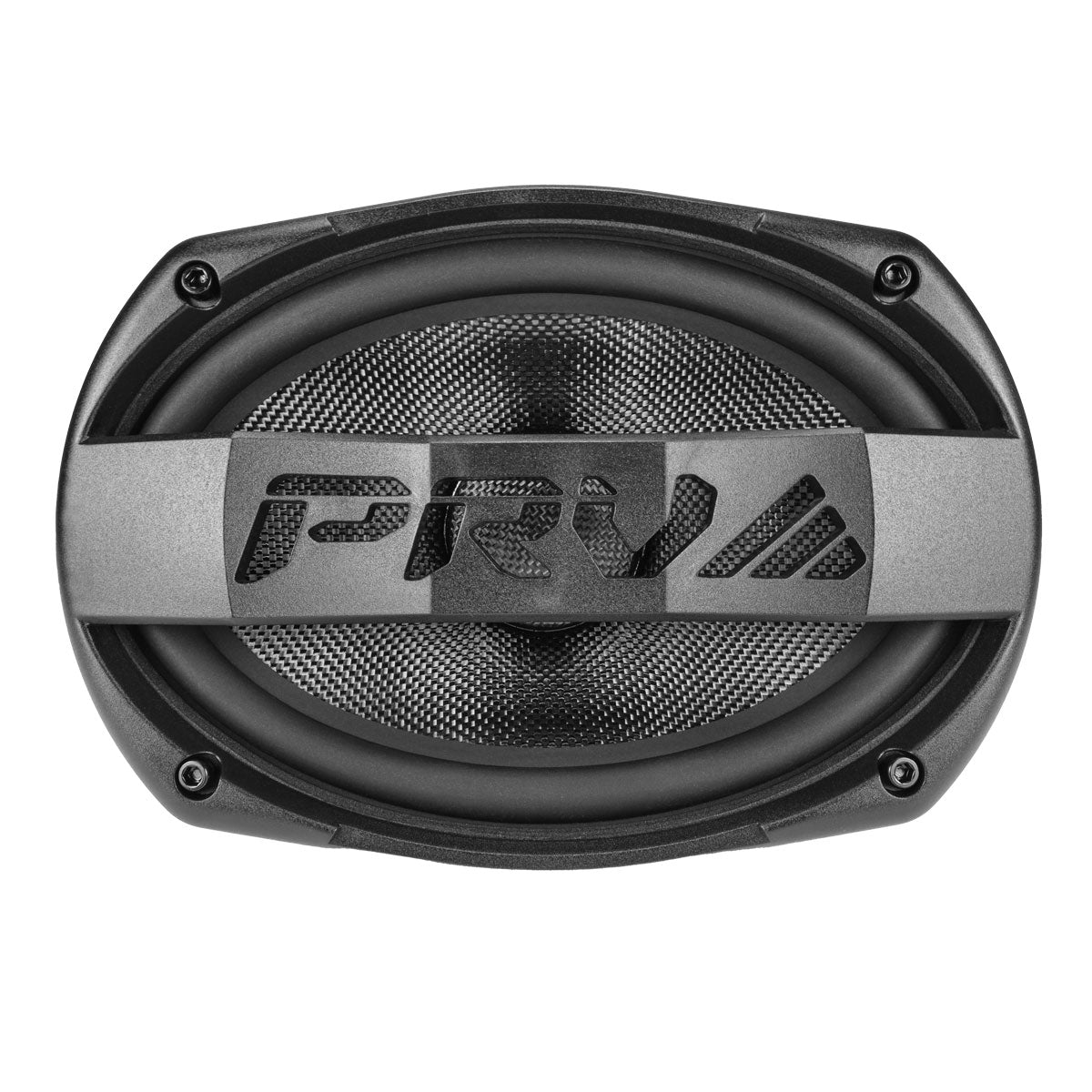 PRV AUDIO Carbon Fiber 6x9 Midrange Speaker 500 Watts 4 Ohm Neodymium 69MR500CF-NDY-4 (PAIR)