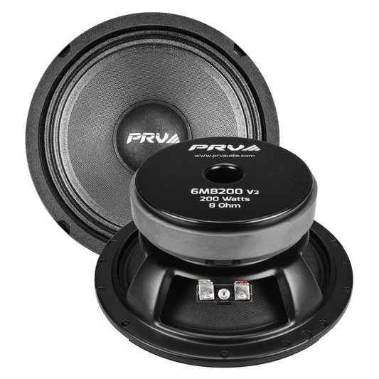 PRV AUDIO 6.5 Inch Midbass Speaker 6MB200 v2 8 Ohm