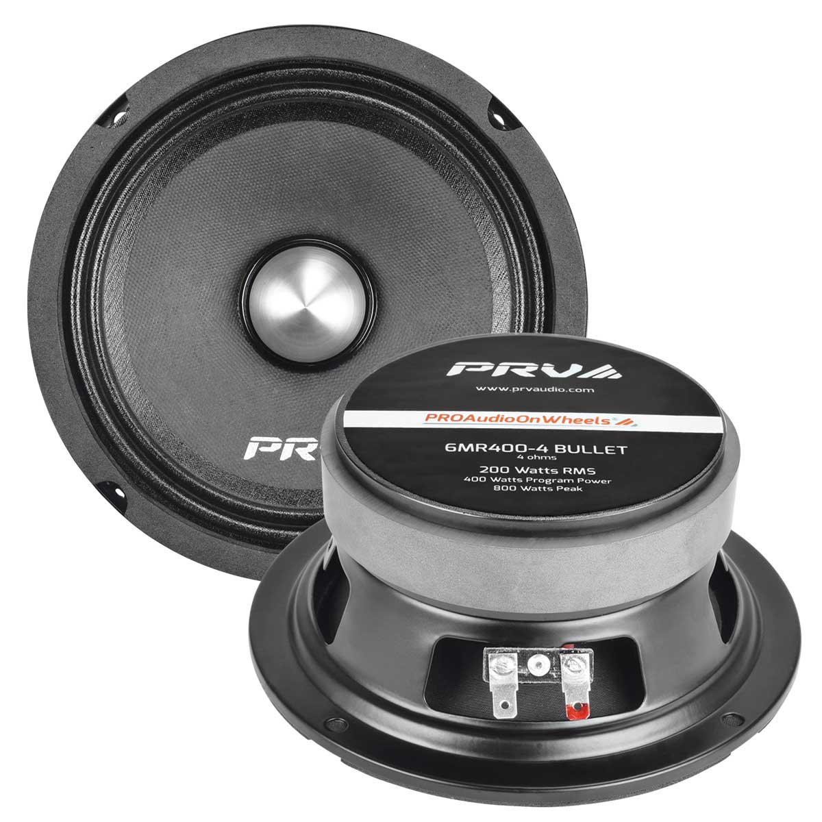 6MR400-4 BULLET PRV 6.5" MIDRANGE BULLET LOUDSPEAKER