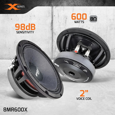 8MR600X PRV 8 Inch Midrange Speaker