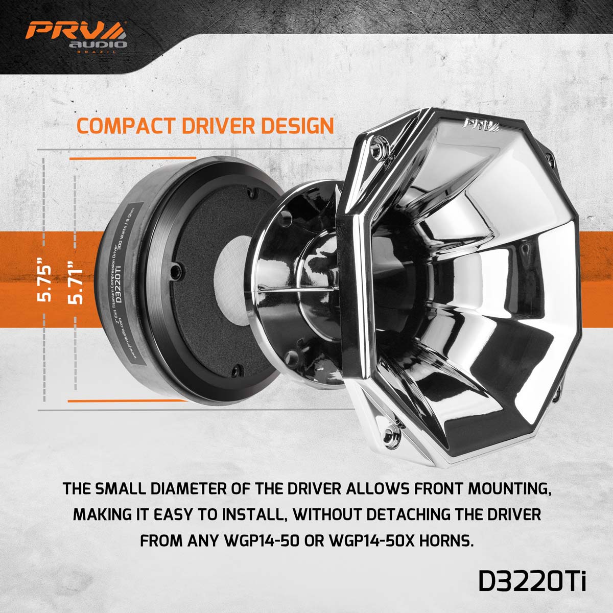 PRV D3220Ti Driver 2" Exit High Frequency Compression Driver