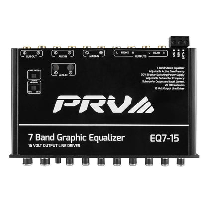 PRV EQ7-15 15 Volts 7 Band Car Audio Equalizer