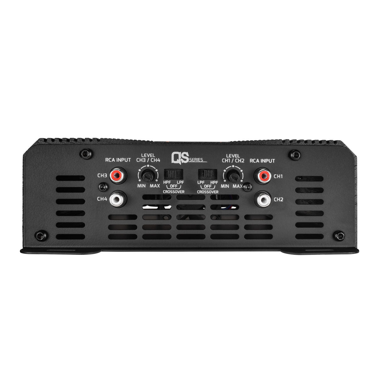 PRV Audio QS1200.4 2 Ohm Compact 4 Channel Car Audio Amplifier 4 x 310 Watts RMS at 2 Ohm