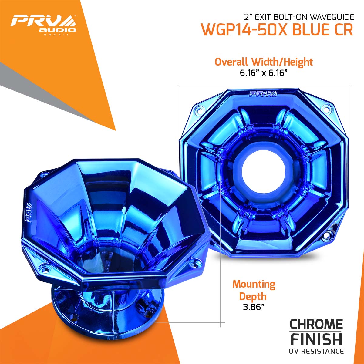 PRV WGP14-50X BLUE CR Waveguide