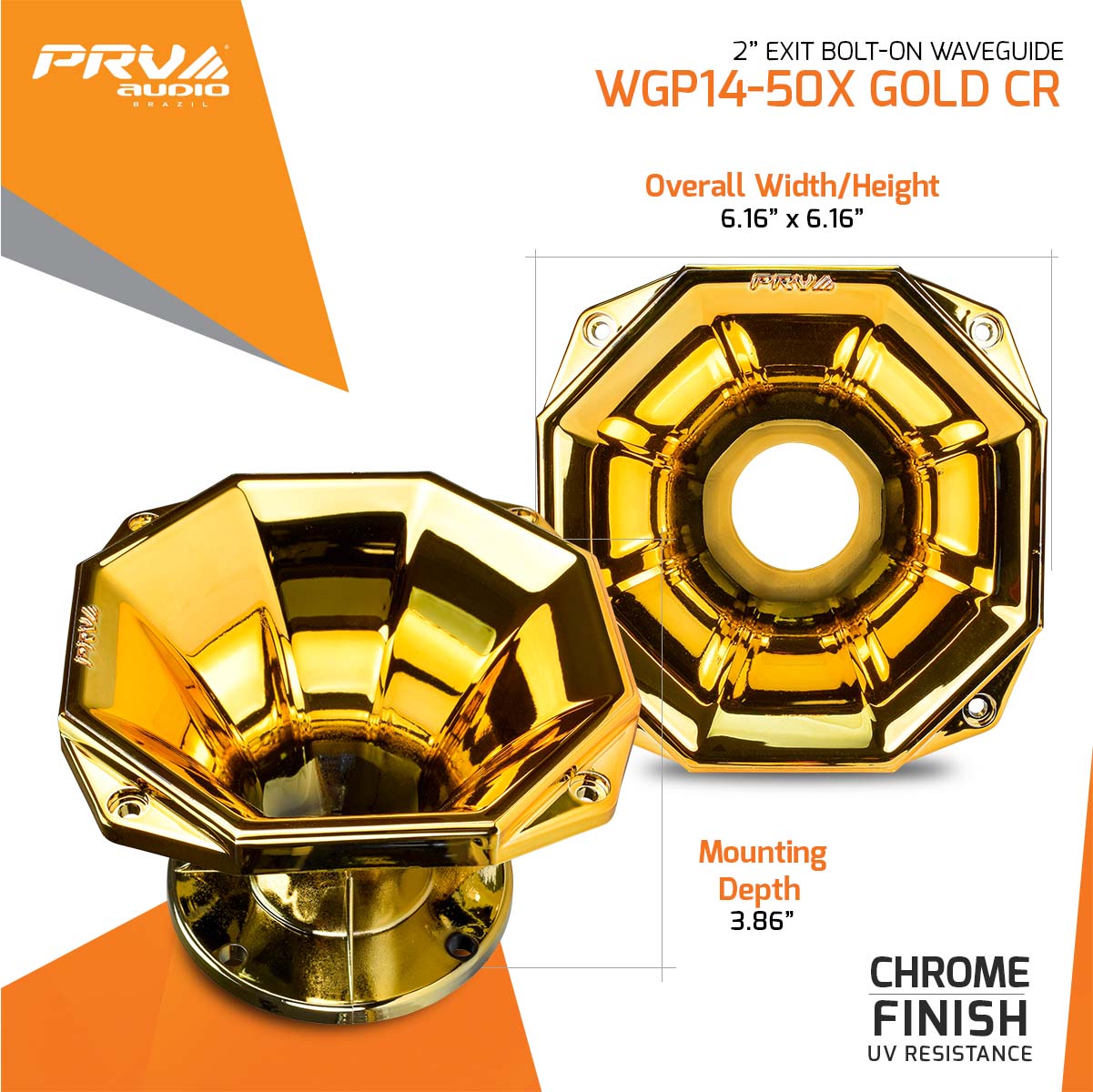 PRV WGP14-50X GOLD CR Waveguide