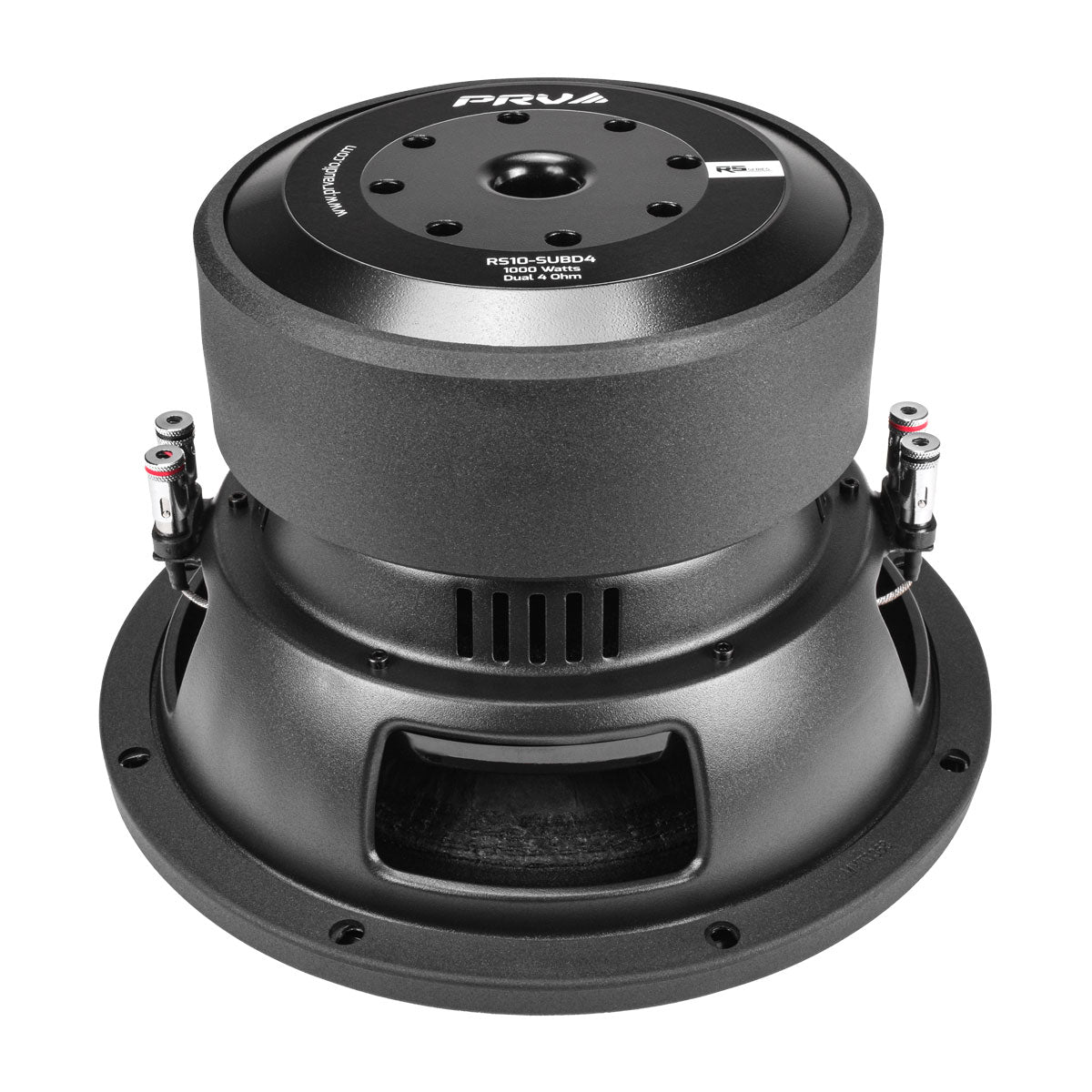 RS10-SUBD4 PRV 10” Car Subwoofer Dual 4 Ohm 1000 Watts