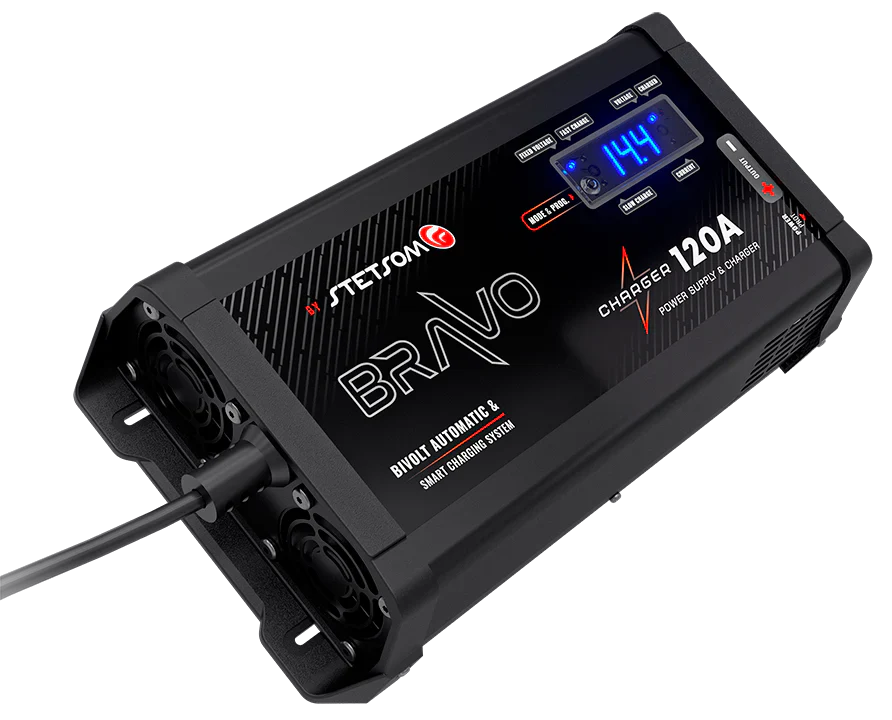 Stetsom BRAVO Charger 120A Power Supply Smart Charging