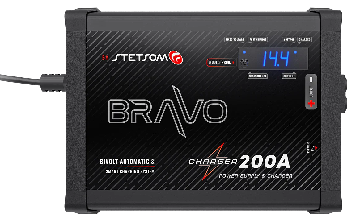 Stetsom BRAVO Charger 200A Power Supply Smart Charging