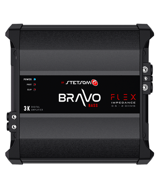 Stetsom Bravo BASS Flex 3K Mono Class D Car Audio Amplifier