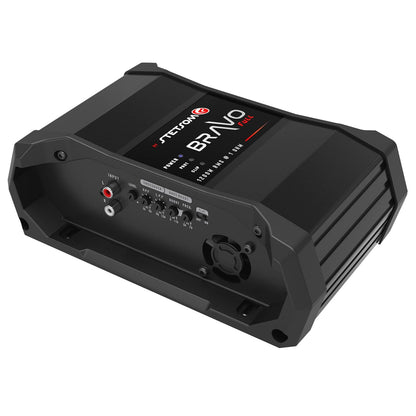 Stetsom Bravo Full 1200 1 Ohm Mono Car Amplifier, 1200.1 1.2K Watts RMS