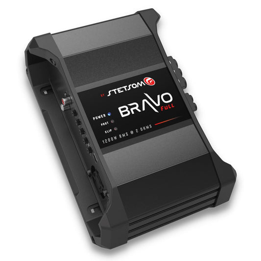 Stetsom Bravo Full 1200 2 Ohms Mono Car Amplifier, 1200.1 1.2K Watts RMS