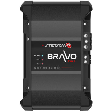 Stetsom Bravo Full 1200 2 Ohms Mono Car Amplifier, 1200.1 1.2K Watts RMS