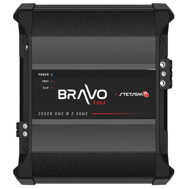 Stetsom BRAVO FULL 2000 2 Ohms Mono Car Amplifier, 2000.1 2K Watts RMS