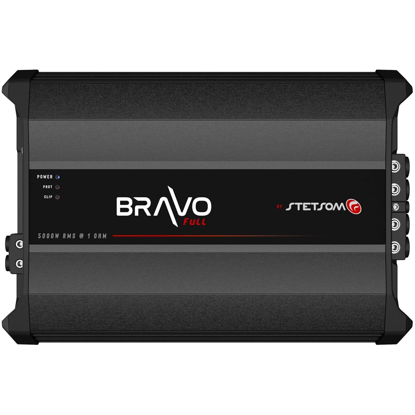 Stetsom Bravo Full 5000 1 Ohm Mono Car Amplifier, 5000.1 5K Watts RMS