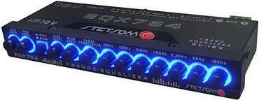 Stetsom EQX764 Graphic Equalizer 7 Band Equalization Modern Blue LED