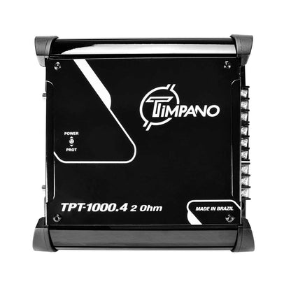 Timpano TPT-1000.4 Compact 4 Channel Car Audio Amplifier – 4 x 260 Watts at 2 Ohms