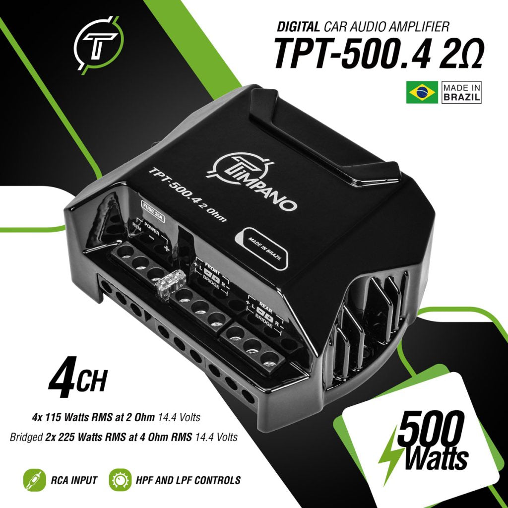 TPT500.4 Timpano Compact 4 Channel Amplifier