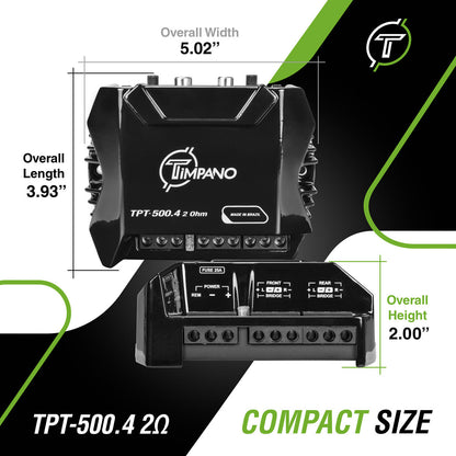 TPT500.4 Timpano Compact 4 Channel Amplifier