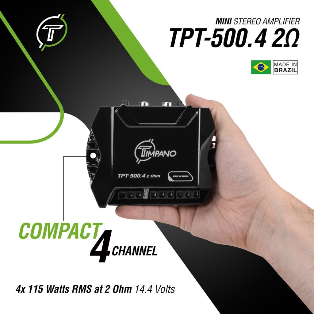 TPT500.4 Timpano Compact 4 Channel Amplifier