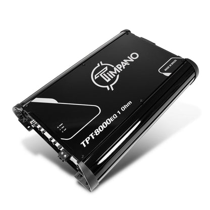 Timpano 1 Channel TPT-8000EQ 1 Ohm Car Audio Amplifier