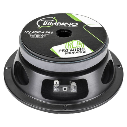 TPT-MR6-4 PRO 6.5” Shallow Slim Midrange PRO Audio Speaker 4 Ohm