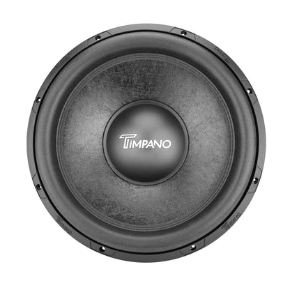 Timpano 15″ Car Audio Subwoofer 1600 Watts Dual 4 Ohm TPT-T1500-15 D4